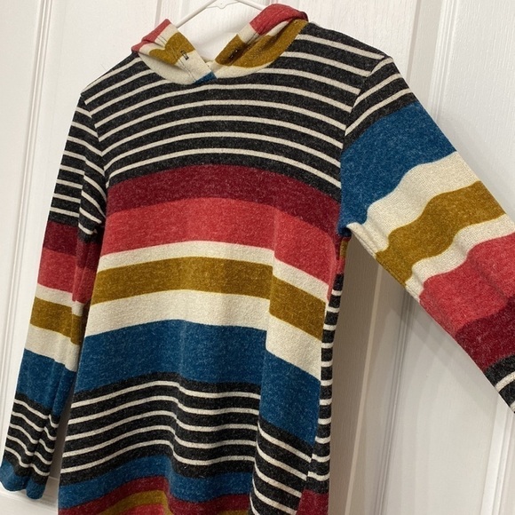 Now N Forever Hooded Sweater Striped Medium - Picture 3 of 11